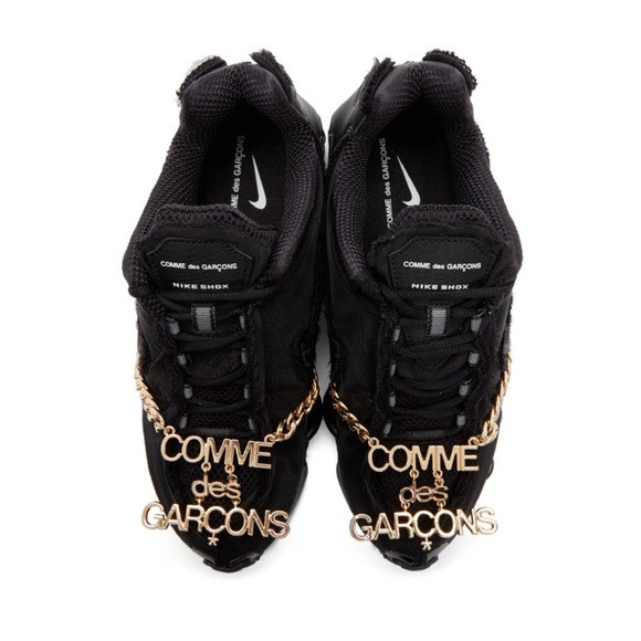 COMME des GARÇONS x Nike Shox TL in Triple Black - Picture 6 of 6
